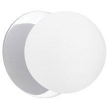 Lassie Opal Frosted Glass Cool White LED Outdoor Wall Light